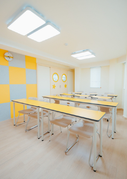 푸른학교 지역아동센터 내에 조성한 160호 학습공간. [KB국민은행 제공]